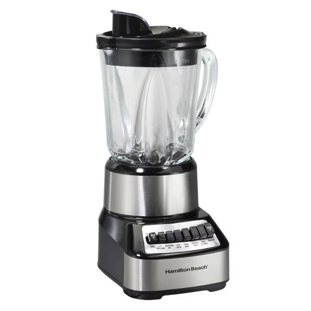 Licuadora Hamilton Beach 14 Velocidades con Vaso de Vidrio 1.18L y 700W (Reacondicionado)