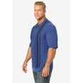 thumbnail image 3 of KingSize Men's Big & Tall No Tuck Sweater Polo, 3 of 4