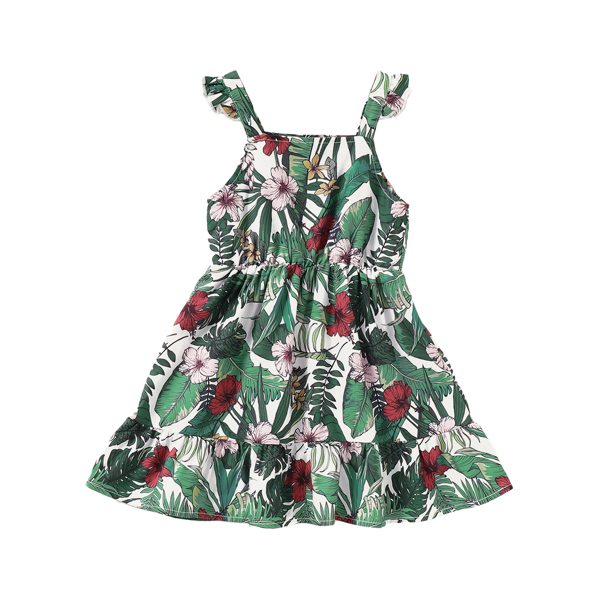 KIMI BEAR Little Girls Dress 6T Little Girls Summer Dress 7T Little