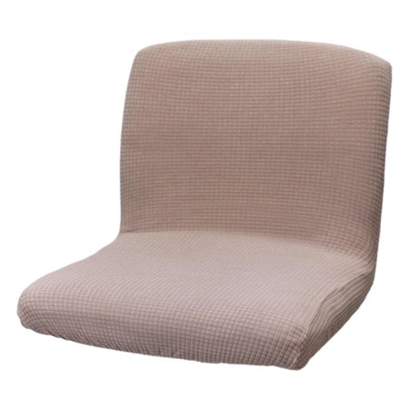 Bar Chairs cover Removable Washable Stool Protectors Short Back cover dirty for Dinning Room Hotel Office Khaki