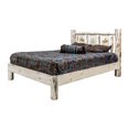 thumbnail image 3 of Montana Woodworks MWPBQLZBRONC Montana Queen Platform Bed with Laser Engraved Bronc Design, 3 of 7