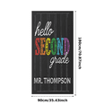 thumbnail image 2 of Colorful Classroom Banner School Decoration Welcome Sign for Second Grade Teacher Students, 2 of 7