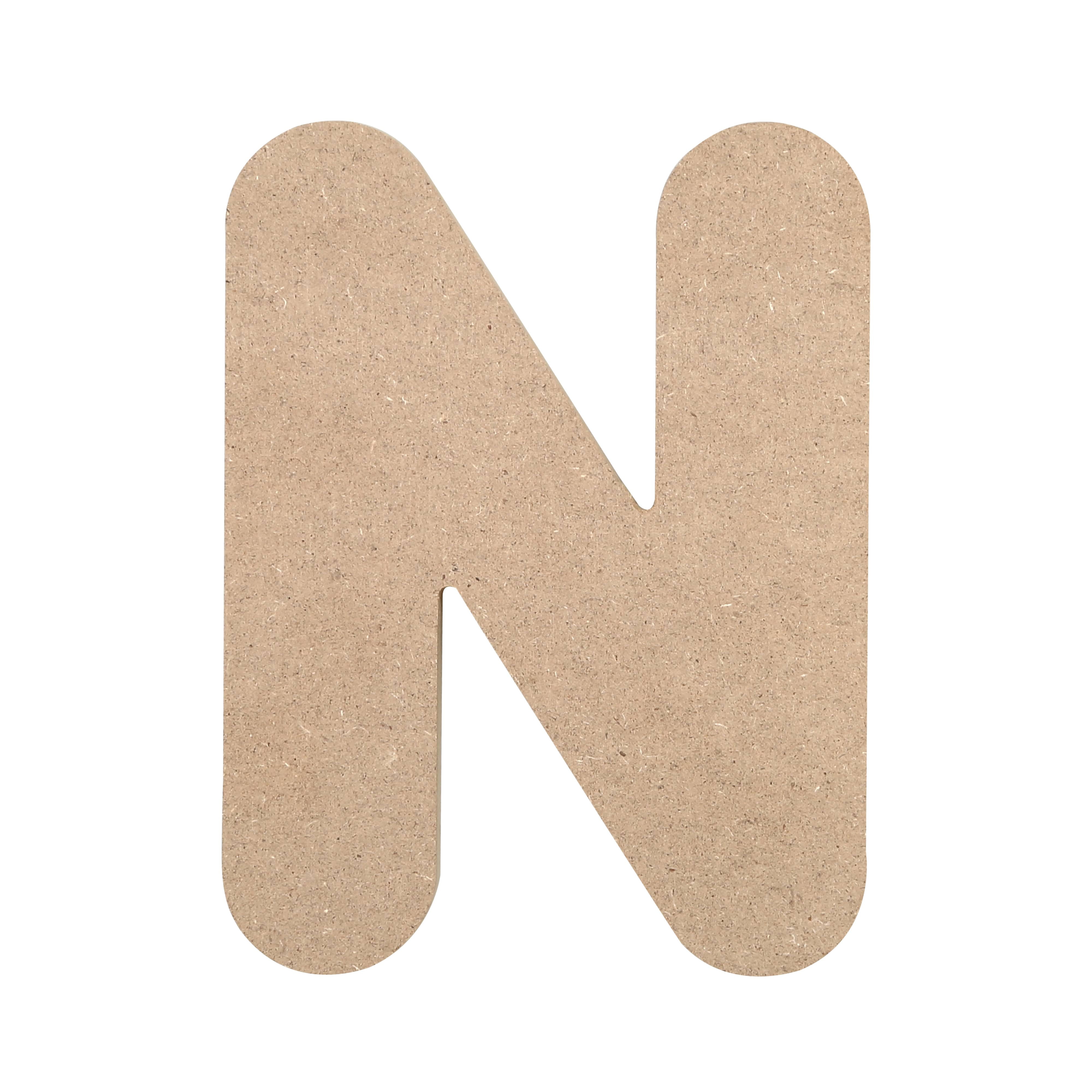 6" Bubbly Wooden Letters Premium MDF Wood Wall Letters