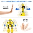 thumbnail image 4 of HopeRock RC Robot Toys for Kids, Gesture Sensing Programmable Remote Control Smart Robot, Birthday Gift for Boys Girls Age 3 4 5 6 7 8+ Year Old(Yellow), 4 of 8