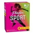 thumbnail image 1 of Tampones Playtex Sport con aplicador plástico regular 18 pzas, 1 of 9
