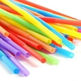 Extra Bendable Long Straws, 200 Pack, 1013 inches, Disposable, BPA