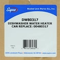 thumbnail image 7 of Supco DW80317 for Bosch 00480317 Dishwasher Heater Assembly, 7 of 7