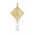 thumbnail image 3 of 425-1W-SB-T10LED Innovations Lighting Auralume - 1 Light Mia Wall Sconce In ContemporaryStyle-7.25 Inches Tall and 6.38 Inches Wide-Satin Brass, 3 of 5