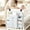 Gray#14228, variant on Uklsqma Nursery Diaper Hanging Organizer Bag with Pockets for Baby Crib, Washable Waterproof Oxford Fabric, 58 x 50 x 14 cm, Beige/Pink/Grey, 1 Pack