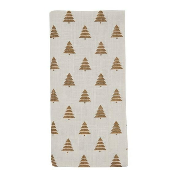 Saro Lifestyle Christmas Trees Design Table Napkin (Set of 4)