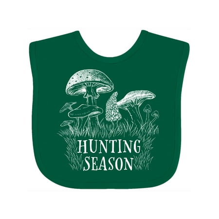 

Inktastic Hunting Season- Mushrooms Illustration Gift Baby Boy or Baby Girl Bib