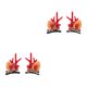 thumbnail image 1 of Pinzas navideñas Cateissary horquilla de cuerno de ciervo Caqui 2Conjunto, 1 of 6