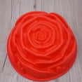 thumbnail image 2 of Flower Silicone Molds, 2 pcs Rose Flower Fondant Silicone Molds for Cupcake Topper,Polymer Clay,Candy Mold for Cake Decoration,Chocolate Mold, Sugar Crafts Mold, 2 of 4