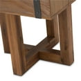 thumbnail image 4 of Michael Amini Brooklyn Walk Wood End Table in Burnt Umber Brown, 4 of 6