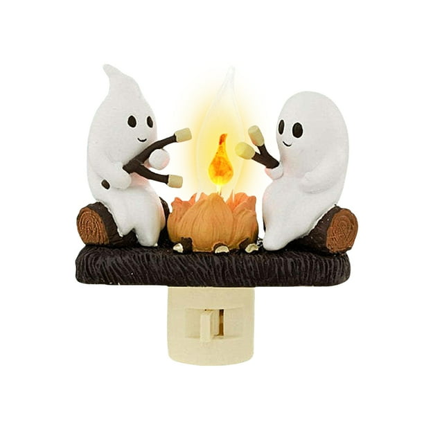 Fantasma Fogata Parpadeante Nocturna S Resina Decoraciones Interiores para Familiares Amigos