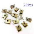 thumbnail image 1 of 20Pcs Car Screw Base U-Type Mount Fastener Clips Car Engine Fender Bumper Guard Protection Plate Clamp, 1 of 5