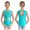 Blue Green, variant on iixpin Girls One Piece Gymnastics Leotards Sparkle Ballet Outfit Tumbling Sleeveless Dance Unitard 6-16 Years Red 10