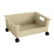 thumbnail image 2 of Caja de almacenamiento con ruedas, multiusos, con asa, organizador de ropa Verde claro, 2 of 9