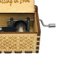 thumbnail image 2 of Caja musical de madera tallada Caja de música retro vintage Regalos de cumpleaños para niños, 2 of 8