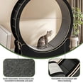 thumbnail image 4 of Uforic 43.3" Cat Treadmill, Exercise Running Wheel with Safety Lock, Cat Teaser for Indoor Cats, Black, 4 of 8