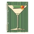 thumbnail image 7 of FORMRS 1-Subject Spiral Notebook 8" x 5" College Ruled 60 Refillable Sheet A5 Hard Cover, 2 Pack, Martini Olive, 7 of 7