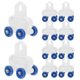 thumbnail image 2 of 20pcs Curtain Track Rollers Plastic Drapery Rail Sliding Glider Curtain Track Rollers, 2 of 3