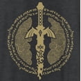 thumbnail image 2 of Women's Nintendo The Legend of Zelda: Tears of the Kingdom Master Sword Icon Racerback Tank Top Black Heather Medium, 2 of 4