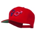 thumbnail image 2 of Gender Signs Embroidered Cap - Red OSFM, 2 of 5