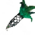 thumbnail image 4 of Chuancc Lace Gloves Women,Gothic Gloves Wedding Gloves Costume Party Dance Glove Fingerless Gloves Long Long Fingerless Gloves For Women Women'S Novelty Gloves Green One Size, 4 of 4