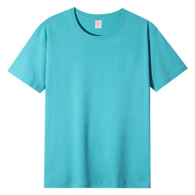 Selected pure cotton round neck parent-child short-sleeved shirt, casual party sports loose top