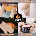 thumbnail image 3 of TERGAYEE Heat and Slip Resistant Silicone Oven Mitts,Soft Lining Silicone Oven Gloves,Kitchen Cooking Silicone Microwave Oven Gloves for Cooking,BBQ,Kitchen Mitt Potholders, 3 of 9