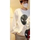thumbnail image 1 of Wunder Spider-Man Herbst und Winter lang ärmel iger Rundhals ausschnitt zweifarbiges Pailletten-Sweatshirt mit Gesichts wechsel plus Samt zum Warmhalten, 1 of 5
