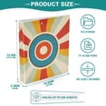 thumbnail image 3 of FORMRS 3 Ring Binder 1.5 inch with Pockets Set of 2 Clip Board 200 Sheets Capacity, Colorful Circles, 3 of 8