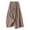 *Coffee, variant on VBVC Women's Cotton Linen Pull-On Capri Pants , Casual Summer Wide Leg Trousers For Women , Ladies' Paper Bag Waist Pleated Pants with Pockets,Beige,S-2XL