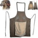 thumbnail image 1 of Creative Chef's Prank Apron for Men, The Ultimate Novelty Gag Gift Funny Cooking Grilling BBQ Aprons, Surprise Hiding in Pocket, 1 of 5