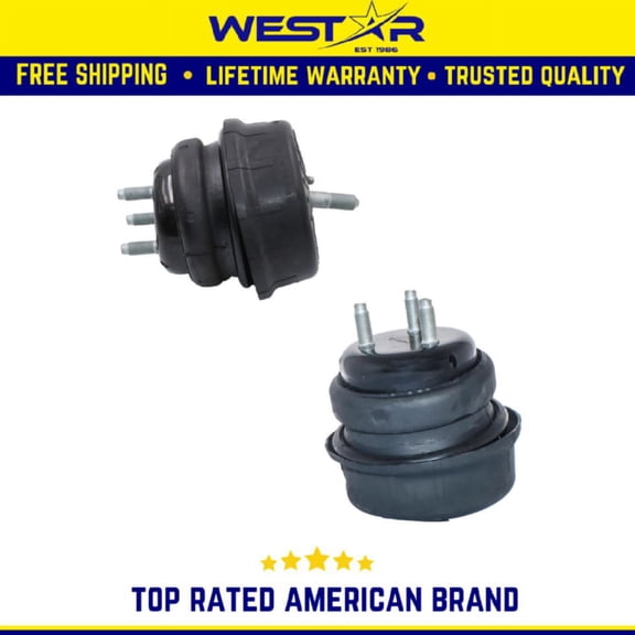 Front L & R Motor Mount 2PCS Set Compatible for 2010-2012 Hyundai Genesis Coupe 2.0L Turbo Replaces 9788