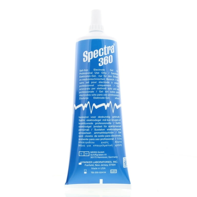 Spectra 360 electrode gel, 250gm (8.5oz) tube - case of 72 Spectra 360 electrode gel, 250gm (8.5oz) tube - case of 72