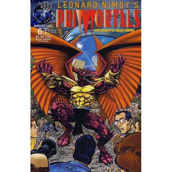 Primortals (Leonard Nimoy's , Vol. 1) #6 VF ; Tekno Comic Book