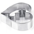 thumbnail image 2 of Heart Puzzle Cookie Mould Stainless Steel Fondant Cake Cutter Baking Tool1sets, 2 of 4