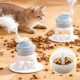 thumbnail image 6 of KOYPTL Cat Treat Dispenser Toy,Interactive Slow Feeder,Ice Shaver Shape Treat Puzzle Toy for Pets Cats,Durable Safe Pet Accessory Feather Teaser Wand for Kittens Boredom Relief Play Exercise Gift, 6 of 6