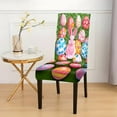 thumbnail image 6 of Decorative Easter Seat Cover with Festive Rabbit Design - Elastic Edge Stool Protector for Indoor Furniture and Seasonal Display, 6 of 7