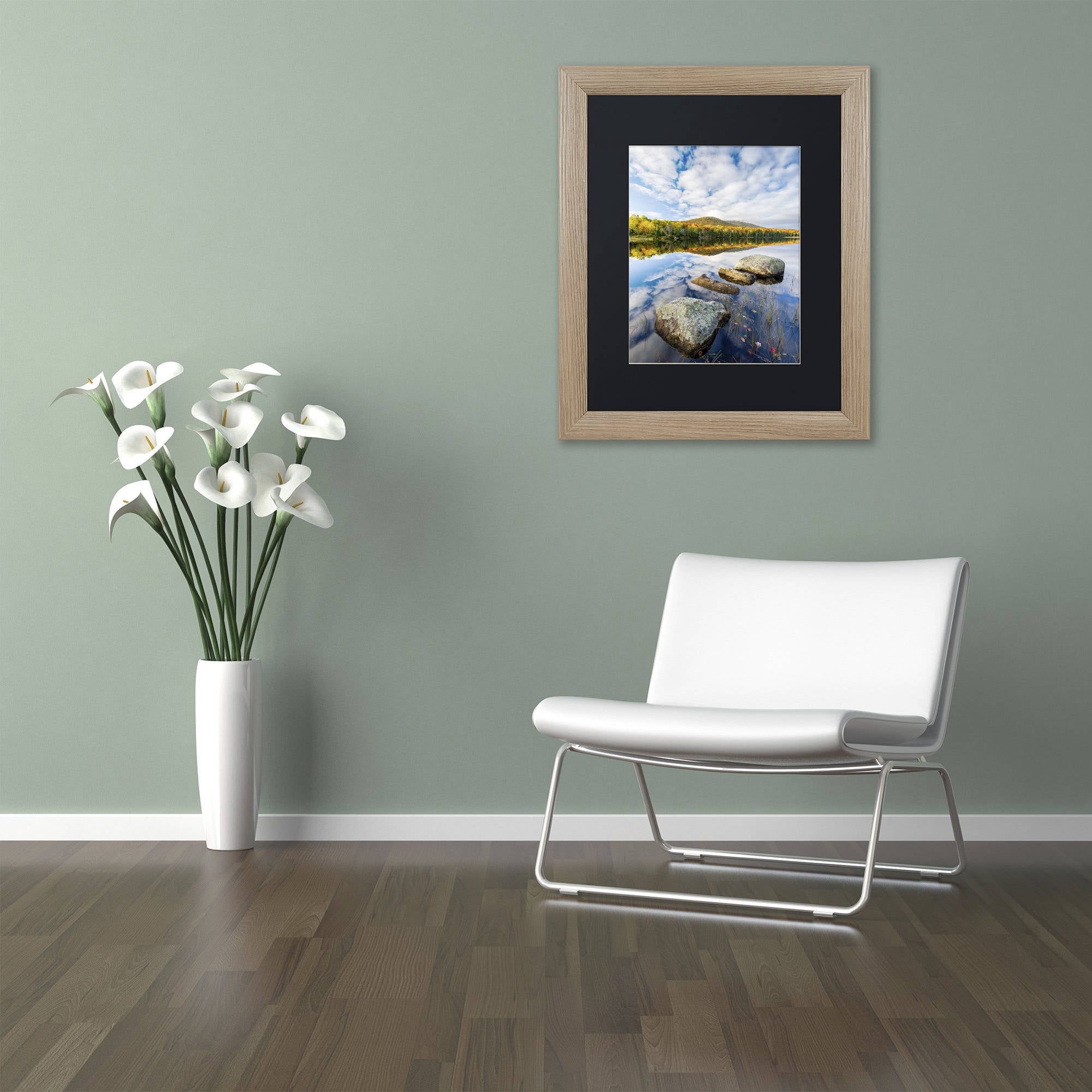 Trademark Fine Art "Hopscotch" Canvas Art by Michael Blanchette Photography Black Matte, Birch Frame