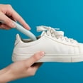 thumbnail image 7 of Qonioi Double Sided Shoe Brush with Handle, Plastic Soft Bristle Cleaning Brush for Shoes, Hanging Hole Space Saving Non-Scratch Scrubber for Sneakers Boots Household Cleaning, 7 of 7