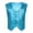 Light Blue, variant on Girls' Boys' Glittery Sequined Vest Jacket Hip-Hop Street Dance Waistcoat Performance Light Blue 140