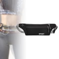 thumbnail image 6 of Running Waist Pack Lightweight Adjustable Waist Pouch for Gym Sports Fitness Black, 6 of 9