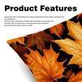 thumbnail image 2 of Maple leaves Pillow Covers Inserts, Decorative Pillows, Throw Pillows with Unique Patterns for Home Décor - Set of 2 in 16x16, 18x18, or 20x20 inches, 2 of 6