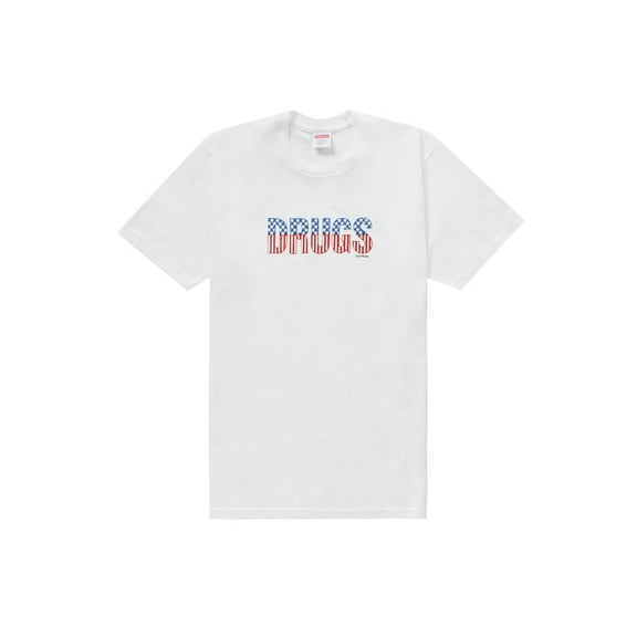 Supreme Men's Drugs Tee White, from StockX