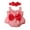 Red, variant on Wassery Infant Baby Girls Summer Outfit Sleeveless Square Neck Romper Bow Plaid Print Bodysuit with Headband Set My First Birthday Clothes 0-18M