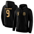 thumbnail image 2 of Icon Sports Official Argentine Football Association Julián Alvarez Pullover Hoodie - Unisex Adult - AFA117PH Black L, 2 of 2