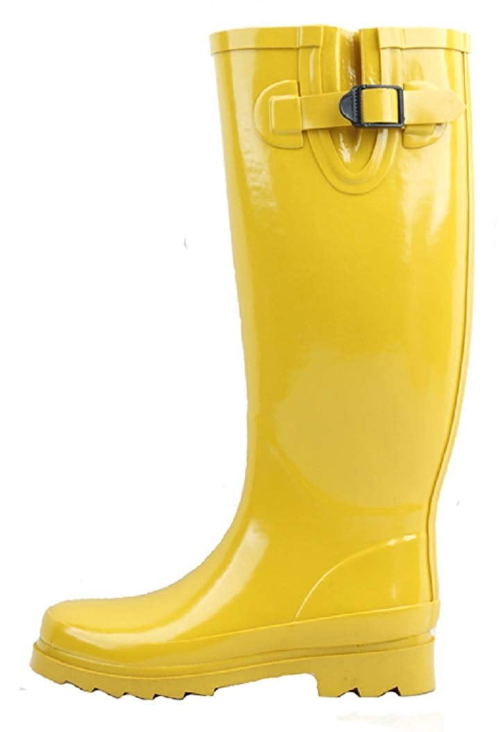 Shoes8teen Womens Basic Rain Boots 